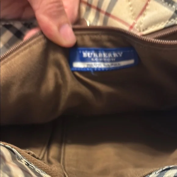 Burberry blue label Tote Bag with Signature Design with COA dust bag - Picture 17 of 17